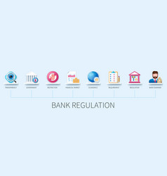 Bank Regulation Infographics In 3d Style