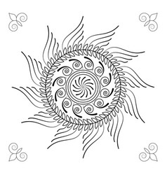 Free Mandala Design Template Svg Ai Eps Pdf Jpg