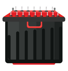 Inverter Battery On A White Background