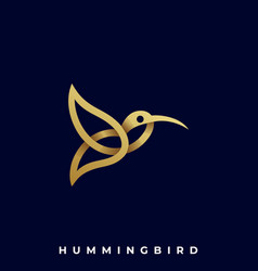 Humming Bird Template