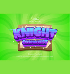 Knight Conquest Editable Text Style Effect