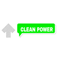 Shifted Clean Power Green Text Frame And Mesh