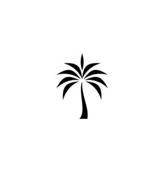 Tree Palm Geometric Symbol Simple Logo