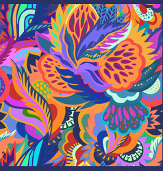 Colorful Ornamental Psychedelic Pattern Funky