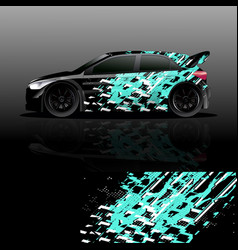 Rally Car Decal Graphic Wrap