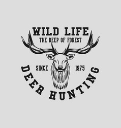 T Shirt Design Wild Life Deep Forest Dee