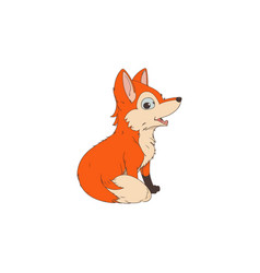 Cute Fox Cartoon Design