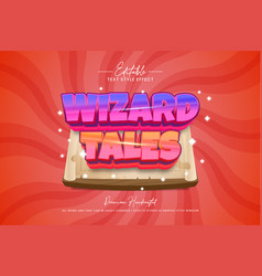 Wizard Tales Editable Text Style Effect