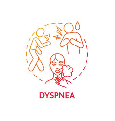 Dyspnea Concept Icon