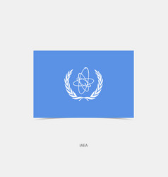 Iaea Rectangle Flag Icon With Shadow