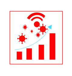 Coronavirus Spread Increases Icon Design