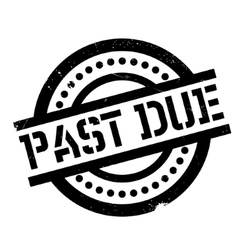 Past Due Rubber Stamp