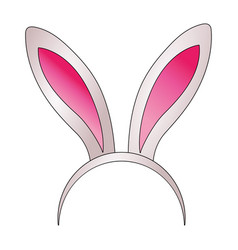 Rabbit ears headband Royalty Free Vector Image