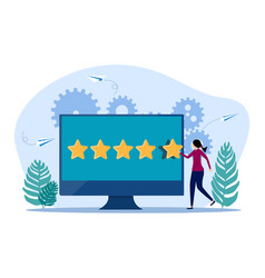 Online Star Ratings Customers Evaluate Service