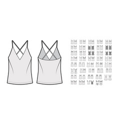 Set Of Camisole Tops Shirts Tanks Blouses