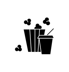 Cinema Food Black Glyph Icon