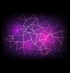 Abstract Digital Light Purple Polygon Modern