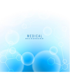 Medical Science Background With Particles