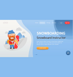 Snowboarding Website Template