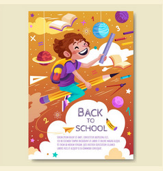 Detailed Back School Design Vertical Poster