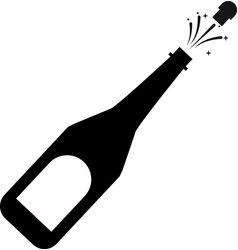 Opened Champagne Bottle Icon