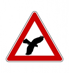 Bird Swoop Warning Sign