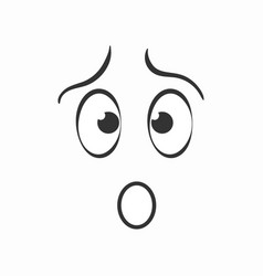 Hand draw emotions scribble doodle funny faces Vector Image