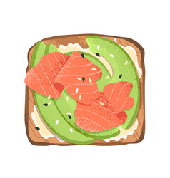 Smoked Salmon And Avocado Toast Healthy Snack