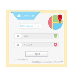 User cloud login Royalty Free Vector Image - VectorStock