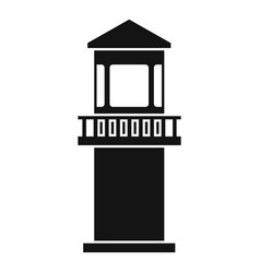 Prison Guard Tower Icon Simple Style