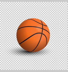 Basketball Ball Isolated On Transparent Background