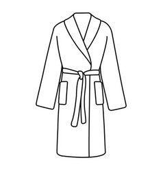 Doodle Icon Robe Terry Robe