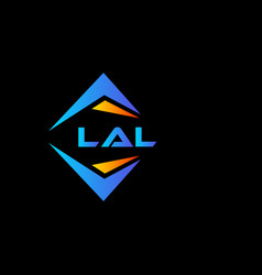 Lal Abstract Technology Logo Design On Black