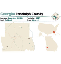 Map Randolph County In Georgia