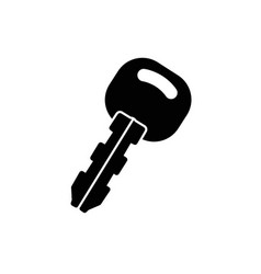 Car Key Isolated Icon On White Background Auto