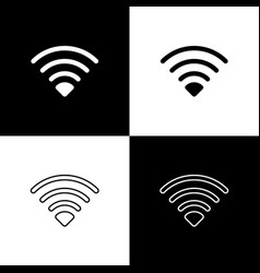 Set Wi-fi Wireless Internet Network Symbol Icon