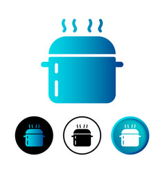 Abstract Kitchen Cooker Utensil Icon