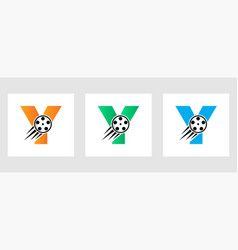 Letter Y Film Logo Concept With Film Reel