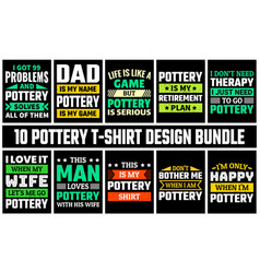 Pottery T Shirt Design Set