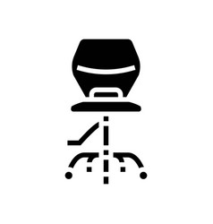 Kid Office Chair Bedroom Glyph Icon