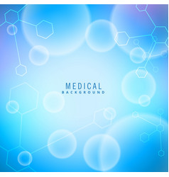 Medical Background With Molecules