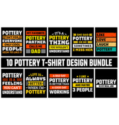 Pottery T Shirt Design Set