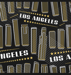 Los Angeles Seamless Pattern