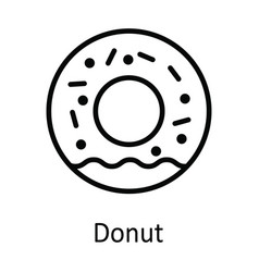 Donut Outline Icon Design Foo