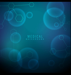 Medical Background With Molecules And Chemical