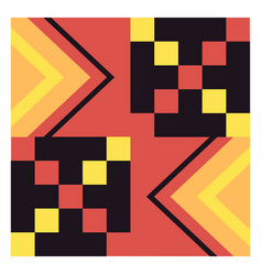 Kente Cube Composition