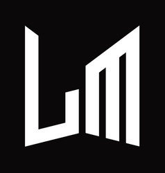 Lm Logo Monogram Design Template