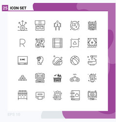 Modern Set 25 Lines And Symbols Such As Rand