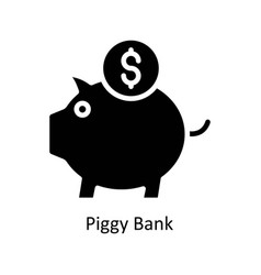 Piggy Bank Solid Icon Design