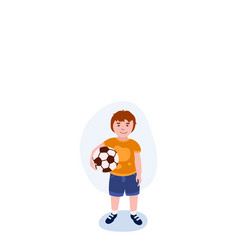 Small Boy With Ball Kid T-shirt Shorts